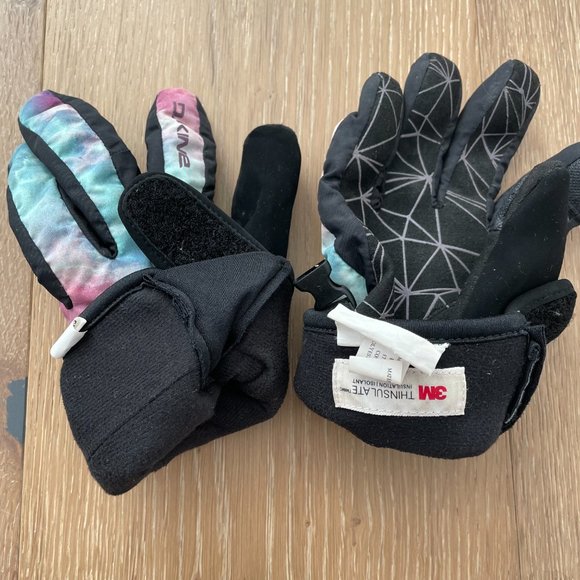 Dakine Gloves Women Small 6.5 Electra Snowboard Ski Aurora Pink 3M Thinsulate - Picture 4 of 11